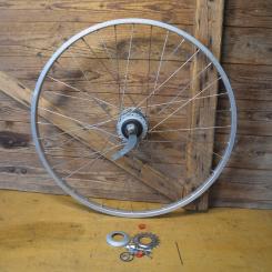 Laufrad hinten 24 Zoll, (559-19C) Alufelge, Breite 25 mm, "Sachs Spectro S7-Nabe", 