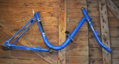 Fahrradrahmen Zerlegerad "Rixe" 24 Zoll, 70er Jahre 