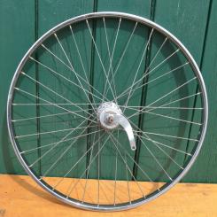 Laufrad hinten 24 x 2 (20-507) verchromt, Sachs 3-Gang Nabe, Speichen verzinkt 