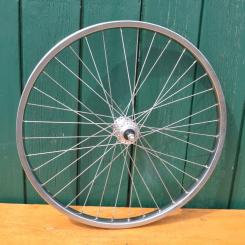 Laufrad hinten 24 x 1,90 (524-25) verchromt, Speichen verzinkt, gepunzt, Breite 32 mm 