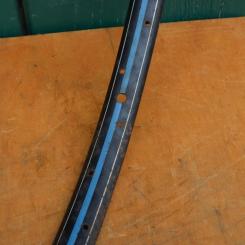 Wulstfelge 26 x 1 ½, 36-loch, Breite 33 mm, Linierung blau/weiß 