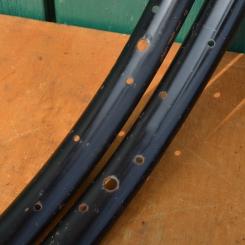 Wulstfelgensatz 26 x 1 ½, 36-loch, Breite 33 mm, schwarz, 