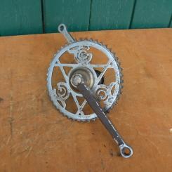 Tretlager Glockenausführung "Göricke" für 40x70 mm Tretlagergehäuse. 30er Jahre. 