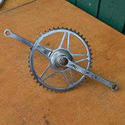 Tretlager Glockenausführung für 40x70 mm Tretlagergehäuse, 50er Jahre. 