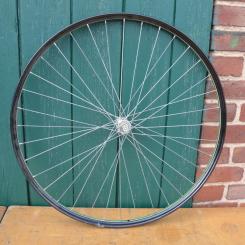 Laufrad 28 x 1,75, Nabe "Weco", Linierung grün/weiß 