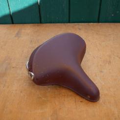 Sattel "Mertens" rotbraun, Silastic, Damenmodell, 