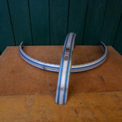 Schutzblechsatz 26 Zoll, Feran, Linierung blau, Damenausführung 