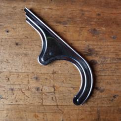 Kettenschutz verchromt mit Patina, Länge 400 mm 