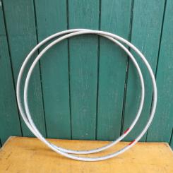 Schlauchreifenfelgensatz "Mavic Monthlerey pro", Alu, geöst, Breite 20 mm, 36-loch, gebraucht, 70er Jahre 