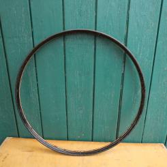 Felge für Drahtbereifung 28 x 1,75; Breite 36 mm, Patina, Linierung rot/weiß/gold 