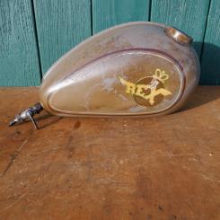 Mopedtank "Rex" Zweigang, 50er Jahre, Originallack  mit Patina 