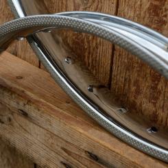 Felge Moped 21 x 2,00 (1.20-17) , verchromt, 36 Loch, gepunzt, 38 mm breit, Kastenprofil m. Bremsflanke 