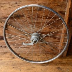Laufrad, Hinterrad 24 x 2, verchromt, 3-Gang Nabe,  alte Neuware 