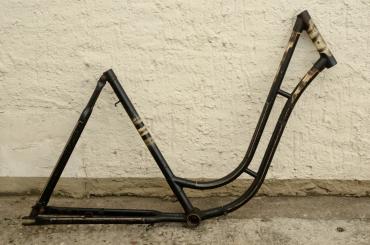 Fahrradrahmen "NSU",  Damenausf., 28 Zoll , RH=53cm, orig. 50er J., ohne Gabel,  ohne Tretlager 
