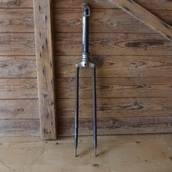Gabel 28 Zoll Opel orig. 30er Jahre unrestauriert, Schaftlänge 235 mm, Weite oben 58 mm, Zustand siehe Bilder 