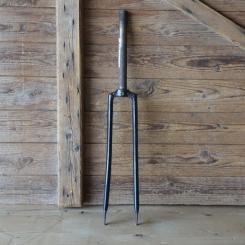 Gabel 26 Zoll Opel Blitz, orig. 30er Jahre unrestauriert, Schaftlänge 235 mm, Weite oben 58 mm, Zustand siehe Bilder 