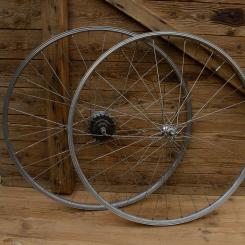 Laufradsatz 28" Breite 27 mm,  36-Loch, Pentasport Aluminium 