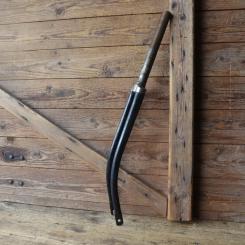 Gabel für 25 mm Lenker orig. 30er Jahre NOS, Schaftlänge 240 mm, Weite oben 48 mm, Zustand siehe Bilder 
