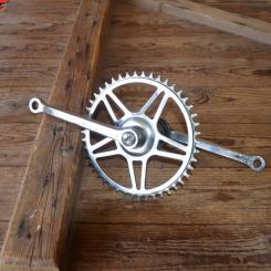 Tretlager Glockenausf., orig. 50er Jahre, verchromt, gebraucht, Zustand s. Bilder 