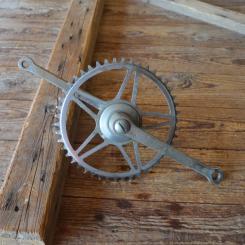 Tretlager Glockenausf. Achslänge 140 mm, Kurbellänge 172 mm,  50er/60er Jahre 