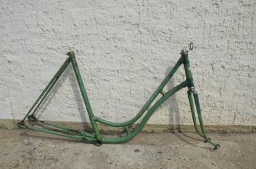 Fahrradrahmen "Wanderer" Damenausf. 28 Zoll, Stahl, RH=55 cm, 30er Jahre.  