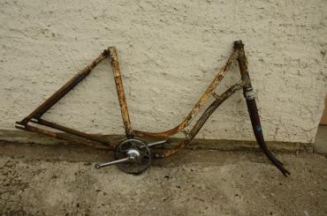 Fahrradrahmen "unbekannt", Damenausf., Rahmenhöhe 46 cm, 28 Zoll 