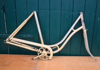 Damenradrahmen "Wittler", 20er/30er Jahre, Rahmennummer 113XXX, Rahmenhöhe 55 cm,  