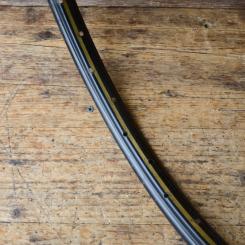Felge 26 x 1,75, gold liniert, Breite 35 mm, Bohrdurchmesser 5,5 mm 