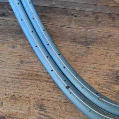 Felgensatz f. Wulstbereifung 24 Zoll, (24 x 1 ½), 36-Loch, original alter Lagerbestand, ggf. leichte Patina 