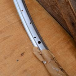 Felge für Drahtbereifung 26 x 1,75, Silber, NOS, teilw. OVP, Breite 35,8 mm, 36-Loch 