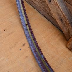 Felge für Wulstbereifung 26 x 1 ½, starke Patina, Lack fehlt teilweise, 36-Loch 