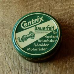 Dauerfett Blechdose "CENTRIX" orig. 30er Jahre, 69 x 20 mm, ohne Inhalt  