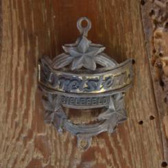 Steuerkopfschild DREISTERN, Bielefeld, 30-50er Jahre, Originalschild aus Sammlungsbestand 