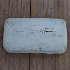 Flickzeug Kunststoffdose "SIMSON" orig. 50 er Jahre, 77 x 42 x 17 mm, ohne Inhalt 