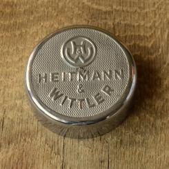 Fahrrad/Moped Klingel Deckel " HEITMANN & WITTLER", orig. 30er Jahre, verchromt, ohne Unterteil, siehe Bilder 
