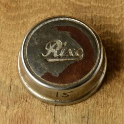 Fahrrad/Moped Klingel Deckel "RIXE", orig. 50er Jahre, verchromt, ohne Unterteil, ggf. Gebrauchsspuren, siehe Bilder 