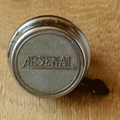Fahrrad/Moped Klingel Deckel "ARSENAL", orig. 50er Jahre, verchromt, ggf. Gebrauchsspuren, siehe Bilder 