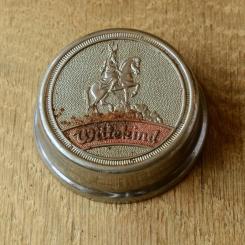 Fahrrad/Moped Klingel Deckel "WITTEKIND", orig. 50er Jahre, verchromt, ohne Unterteil, ggf. Gebrauchsspuren, siehe Bilder 