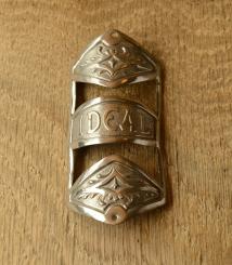 Steuerkopfschild  "IDEAL", 00-20er Jahre,  unbenutztes, universelles Originalschild aus Sammlungsauflösung! 