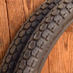 Paar Reifen Motorrad, CONTINENTAL, 2 - 22 26B, schwarz, gebraucht gem. Bildern  