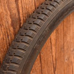 Reifen Motorrad, CONTINENTAL, MOPED, NYLON-S, 23 x 2,00 (2-19), 50er J., schwarz, gebraucht gem. Bildern, Top Zustand 