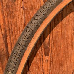 Reifen Fahrrad, CONTINENTAL, 27 x 1 1/4 (32-630), C144, braunwand, alte Neuware 