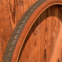 Reifen Fahrrad, CONTINENTAL, 28 x 1,75 (477-622), C144, 70er J., braunwand, gebraucht gem. Bildern  