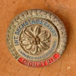 Radfahrerorden, INT. SECHSTAGEFAHRT GAMISCH-PARTENKIRCHEN INDUSTRIE, orig. 50er Jahre 