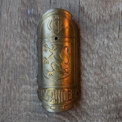 Steuerkopfschild Lysander, 20-30er Jahre, Originalschild aus Sammlungsbestand 