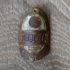 Steuerkopfschild Lipperstolz Künsting in Lage, 50er Jahre, Originalschild aus Sammlungsbestand 