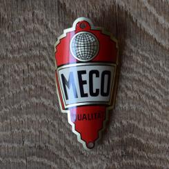 Steuerkopfschild Meco, 60er Jahre, Originalschild aus Sammlungsbestand 