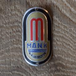 Steuerkopfschild Mank, 30-50er Jahre, Originalschild aus Sammlungsbestand 