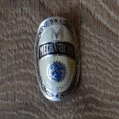 Steuerkopfschild Mechanicus, 30-50er Jahre, Originalschild aus Sammlungsbestand 