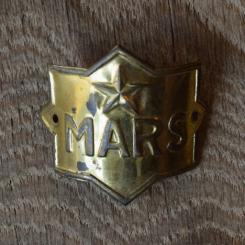 Steuerkopfschild Mars, 30-50er Jahre, Originalschild aus Sammlungsbestand 